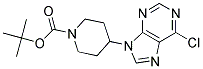 tert-butyl 4-(6-chloro-9H-purin-9-yl)piperidine-1-carboxylate Struktur