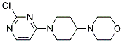 4-[1-(2-chloropyrimidin-4-yl)piperidin-4-yl]morpholine Struktur