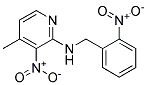 (4-Methyl-3-nitro-pyridin-2-yl)-(2-nitro-benzyl)-amine Struktur