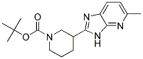 tert-butyl 3-(5-methyl-3H-imidazo[4,5-b]pyridin-2-yl)piperidine-1-carboxylate Struktur