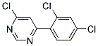 4-Chloro-6-(2,4-dichloro-phenyl)-pyrimidine Struktur