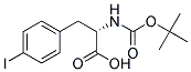 (2S)-2-[(tert-butoxycarbonyl)amino]-3-(4-iodophenyl)propanoic acid Struktur