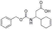 3-{[(benzyloxy)carbonyl]amino}-3-cyclohex-3-en-1-ylpropanoic acid Struktur