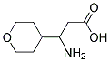 3-amino-3-(tetrahydro-2H-pyran-4-yl)propanoic acid Struktur