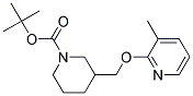 3-(3-Methyl-pyridin-2-yloxymethyl)-piperidine-1-carboxylic acid tert-butyl ester Struktur