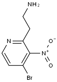 (4-Bromo-3-nitro-pyridin-2-yl)-ethyl-amine Struktur