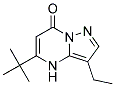 5-tert-butyl-3-ethylpyrazolo[1,5-a]pyrimidin-7(4H)-one Struktur