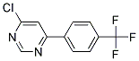 4-Chloro-6-(4-trifluoromethyl-phenyl)-pyrimidine Struktur