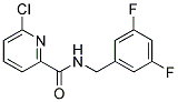 6-Chloro-pyridine-2-carboxylic acid 3,5-difluoro-benzylamide Struktur