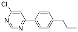 4-Chloro-6-(4-propyl-phenyl)-pyrimidine Struktur