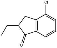 4-CHLORO-2-ETHYL-1-INDANONE Struktur