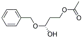 (R)BENZYLOXY-1,3-PROPANEDIOL-1-ACETATE Struktur