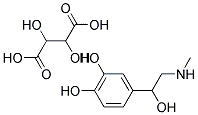 Adrenaline tartrate with impurity A Struktur