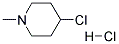N-Methyl-4-Chloropiperdine HCl Struktur