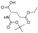 Boc-L-Glutamic Acid 5-Ethyl Ester Struktur