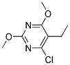 5-ethyl-2,4-dimethoxy-6-chloro-pyrimidine Struktur