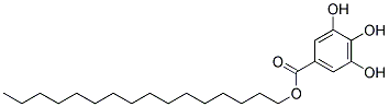 Cetyl 3,4,5-trihydroxybenzoate Struktur