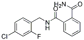 4-Chloro-2-fluorobenzylphthalamide Struktur