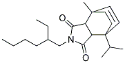 N-(2-Ethylhexyl)-1-isopropyl-4-methylbicyclo-(2,2,2)-oct-5-en-2,3-dicarboximide Struktur