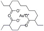 Gold 2-ethylhexanoate Struktur