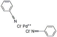 Bis(benzonitrile) palladous dichloride Struktur