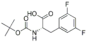 N-tert-Butoxycarbonyl-L-3-(3,5-difluorophenyl)alanine Struktur