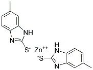 5-Methyl-2-mercaptobenzimidazole, zinc salt Struktur