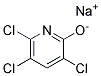 2-Hydroxy-3,5,6-trichloropyridine, sodium salt Struktur