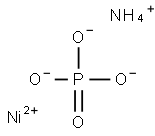 Nickel(II) ammonium phosphate Struktur