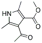 Methyl 4-acetyl-2,5-dimethylpyrrole-3-carboxylate Struktur