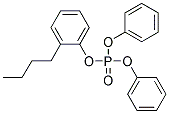 Butylphenyl diphenyl phosphate Struktur