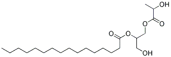 Glycerol lactate palmitate Struktur