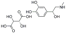 (R)-4-(1-HYDROXY-2-(METHYLAMINO)ETHYL)-1,2-BENZENEDIOLBITARTRATE Struktur