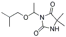 3-(1-ISOBUTOXYETHYL)-5,5-DIMETHYL-2,4-IMIDAZOLIDINEDIONE Struktur