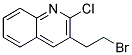 3-(2-BROMOETHYL)-2-CHLOROQUINOLINE Struktur