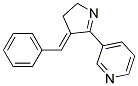 3-(3-BENZYLIDENE-1-PYRROLIN-2-YL)PYRIDINE Struktur