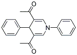 3,5-DIACETYL-1,4-DIPHENYL-1,4-DIHYDROPYRIDINE Struktur