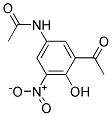 3'-ACETYL-4'-HYDROXY-5'-NITROACETANILIDE Struktur