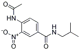 4-ACETAMIDO-N-ISOBUTYL-3-NITROBENZAMIDE Struktur