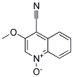3-METHOXY-4-QUINOLINECARBONITRILE1-OXIDE Struktur