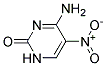 4-AMINO-5-NITRO-2(1H)-PYRIMIDINONE Struktur