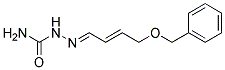 4-BENZYLOXY-2-BUTENALSEMICARBAZONE Struktur