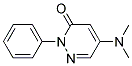 5-DIMETHYLAMINO-2-PHENYL-3(2H)-PYRIDAZINONE Struktur