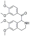 6,7-DIMETHOXY-1-VERATROYL-1,2,3,4-TETRAHYDROISOQUINOLINE Struktur