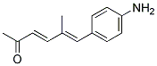 6-(P-AMINOPHENYL)-5-METHYL-3,5-HEXADIEN-2-ONE Struktur