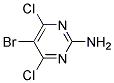 5-BROMO-4,6-DICHLORO-2-PYRIMIDINAMINE Struktur