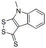 8-METHYL-1,2-DITHIOLO(3,4-B)INDOLE-3(8H)-THIONE Struktur