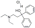 A-(2-(DIETHYLAMINO)ETHYL)BENZHYDRYLALCOHOLHYDROCHLORIDE Struktur