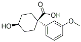 CIS-4-HYDROXY-1-(M-METHOXYPHENYL)CYCLOHEXANECARBOXYLICACID Struktur