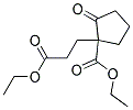 ETHYL1-(2-(ETHOXYCARBONYL)ETHYL)-2-OXOCYCLOPENTANECARBOXYLATE Struktur